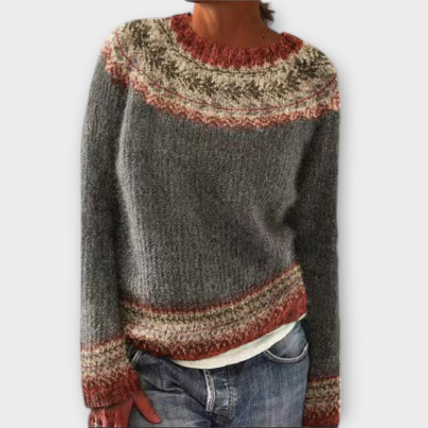 Suzu | Vintage kootud kampsun naistele