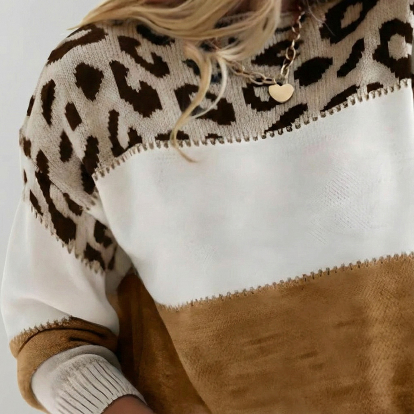 Ophélie | Elegantne leopardimustriga kampsun