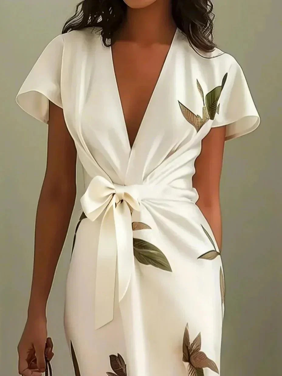 Elin | Elegantne Wikkelkleit Lillemustriga