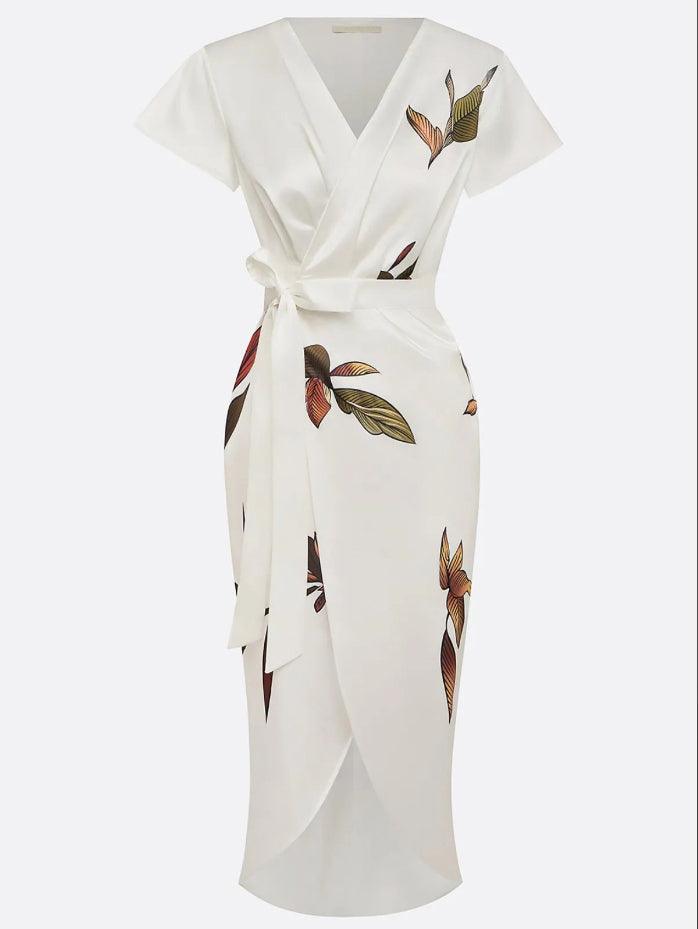 Elin | Elegantne Wikkelkleit Lillemustriga