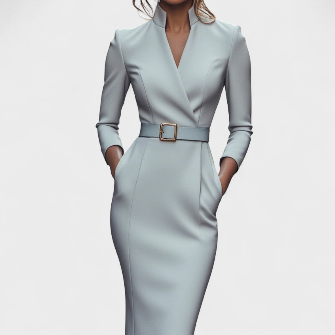 Inês | Elegantne Vööga Kleit