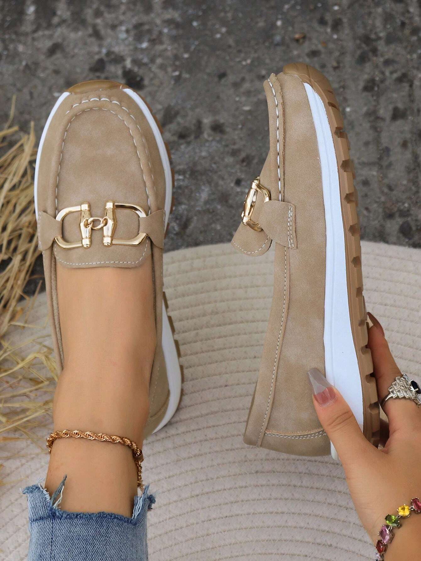 Ellie | Lame Sanga Loafers