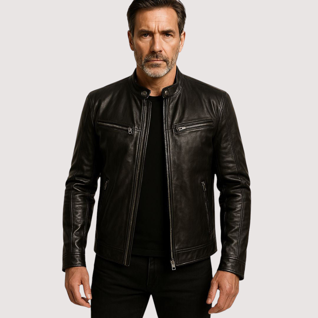 Åke | ELEGANTNE KVALITEETNE NAHKJACKET MEESTELE