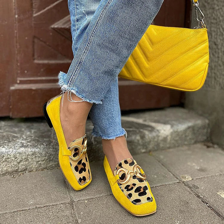 Stelle | Loomamustriga loafer