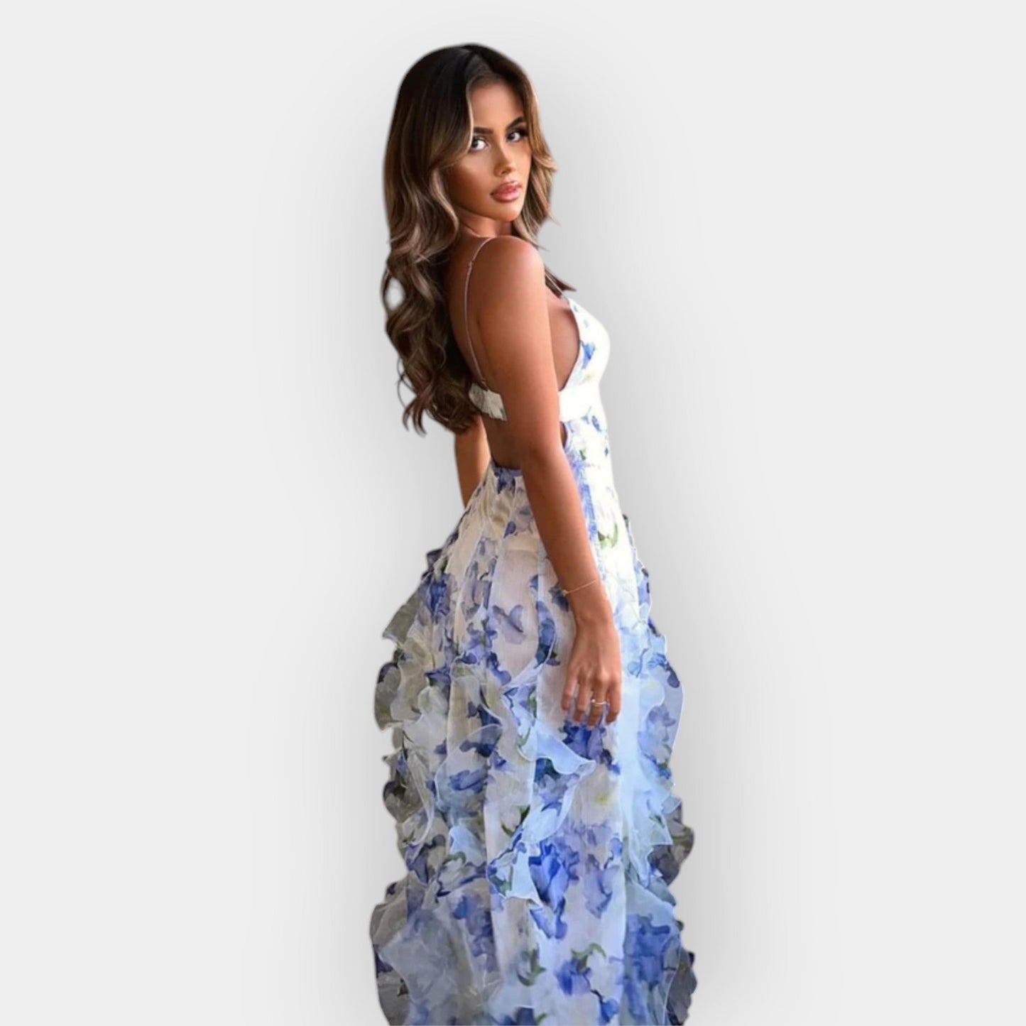 Emilia | Maxi kleit volangidega