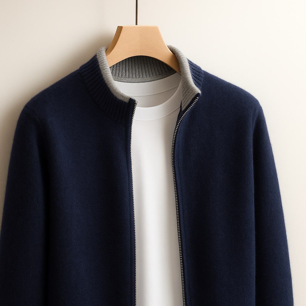 Hrafn | PULL ZIP HOMME