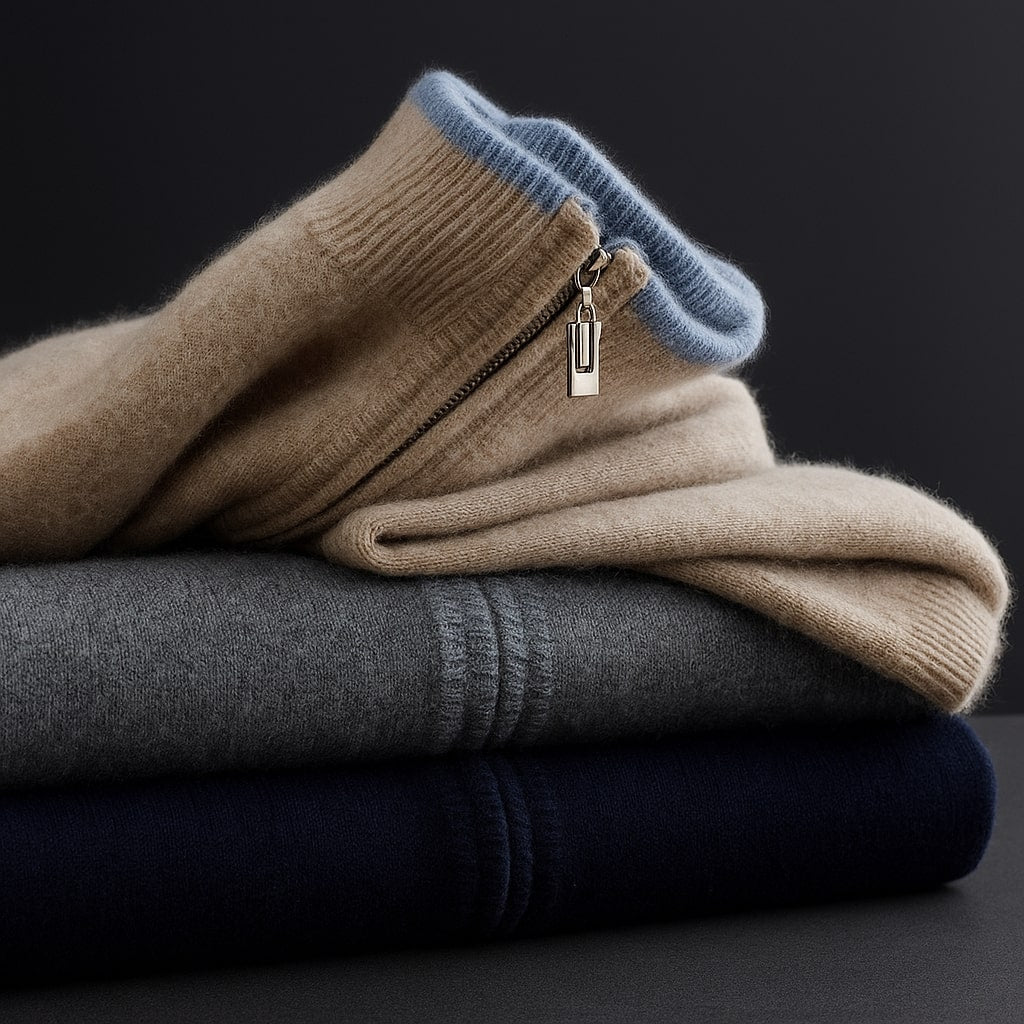 Hrafn | PULL ZIP HOMME
