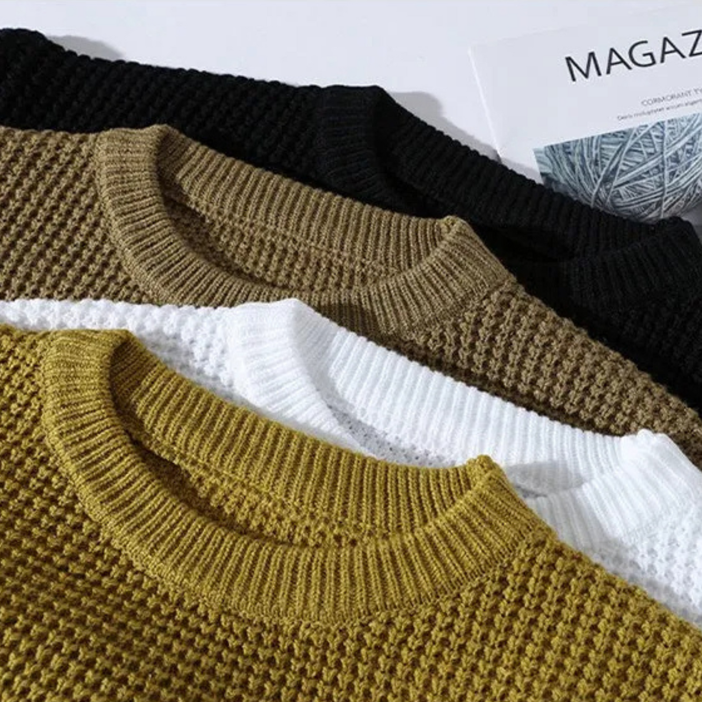 Didrik | PULL EN NID D'ABEILLE PREMIUM