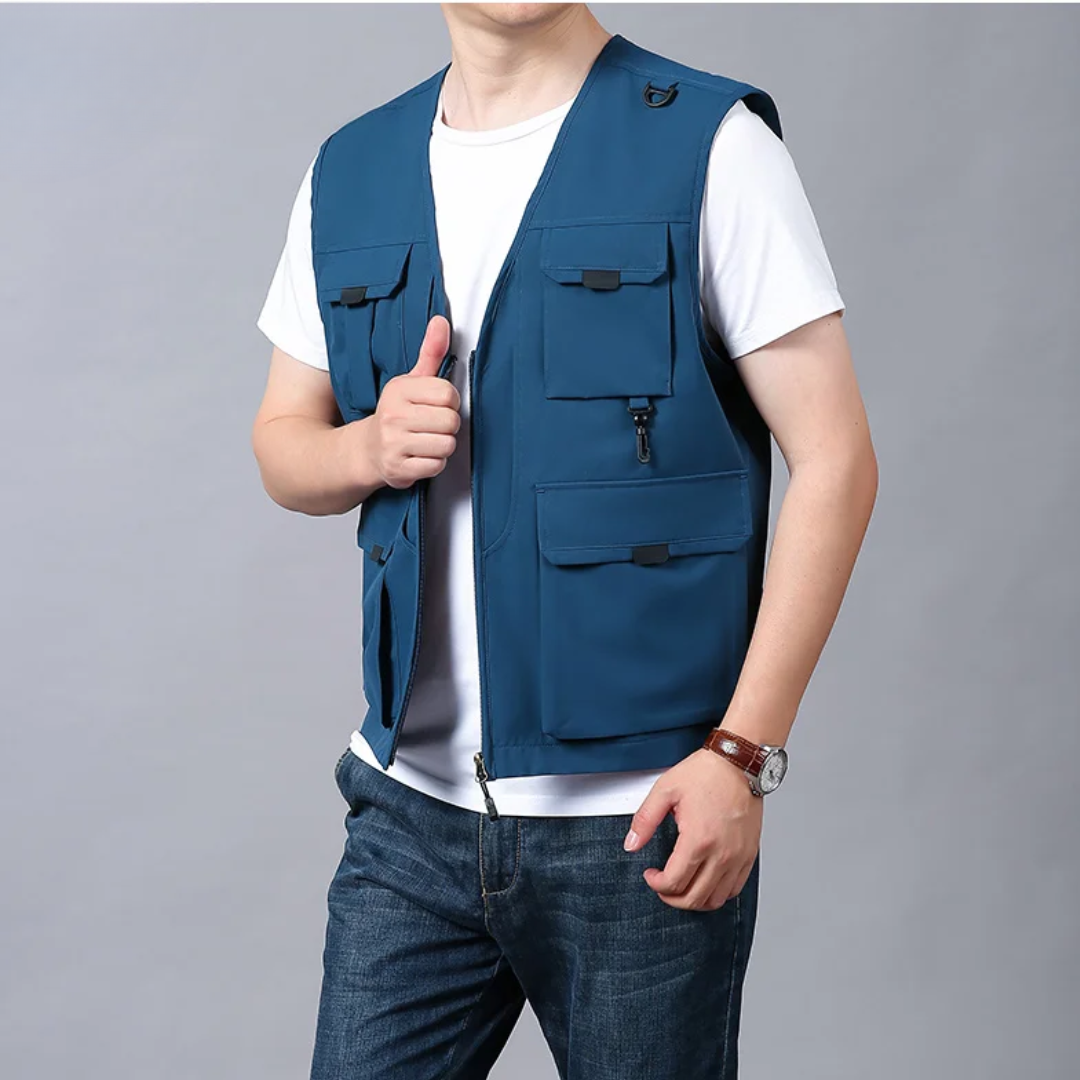 Elias | MULTI-POCKET RESPIRANT GILET