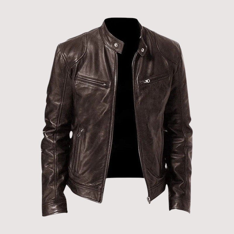 Åke | ELEGANTNE KVALITEETNE NAHKJACKET MEESTELE