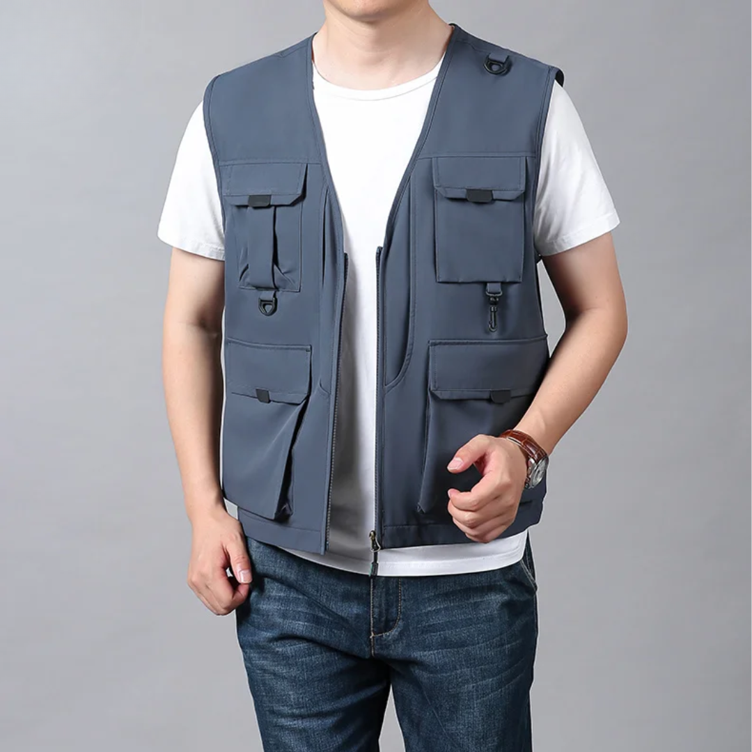 Elias | MULTI-POCKET RESPIRANT GILET