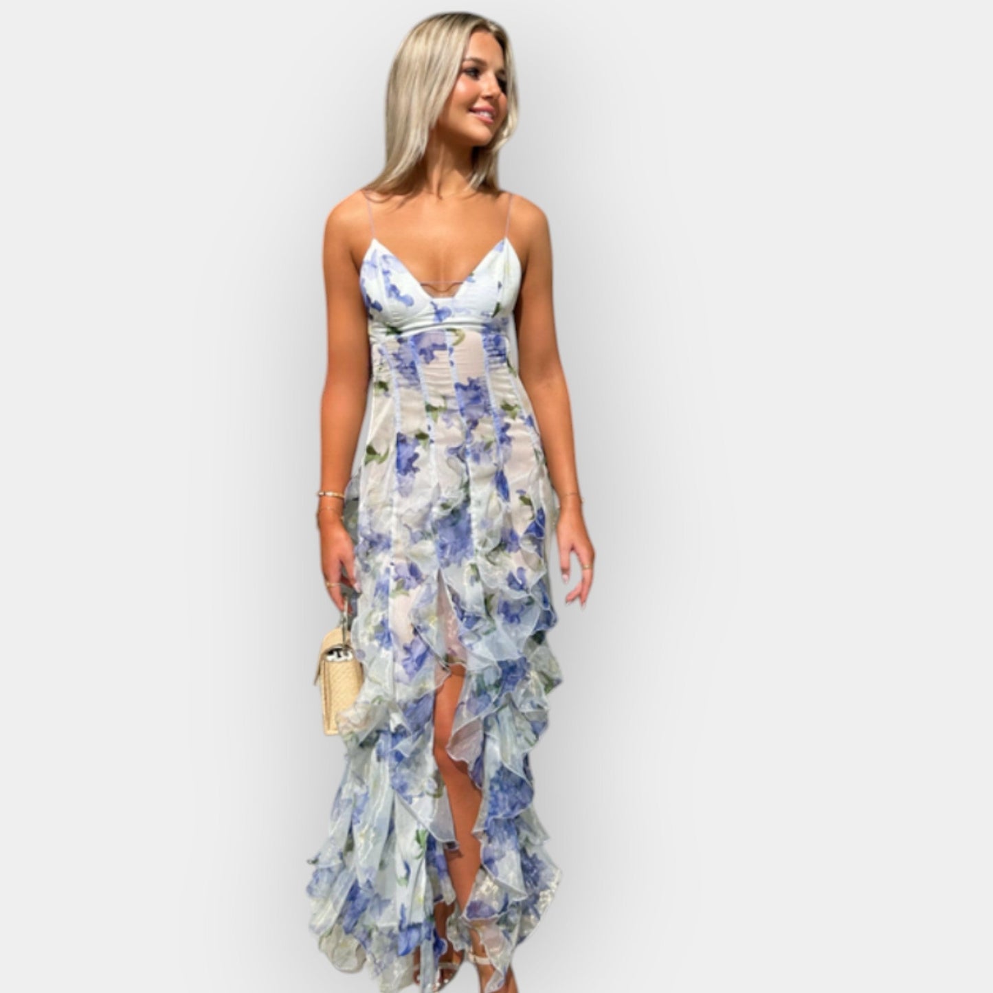 Emilia | Maxi kleit volangidega