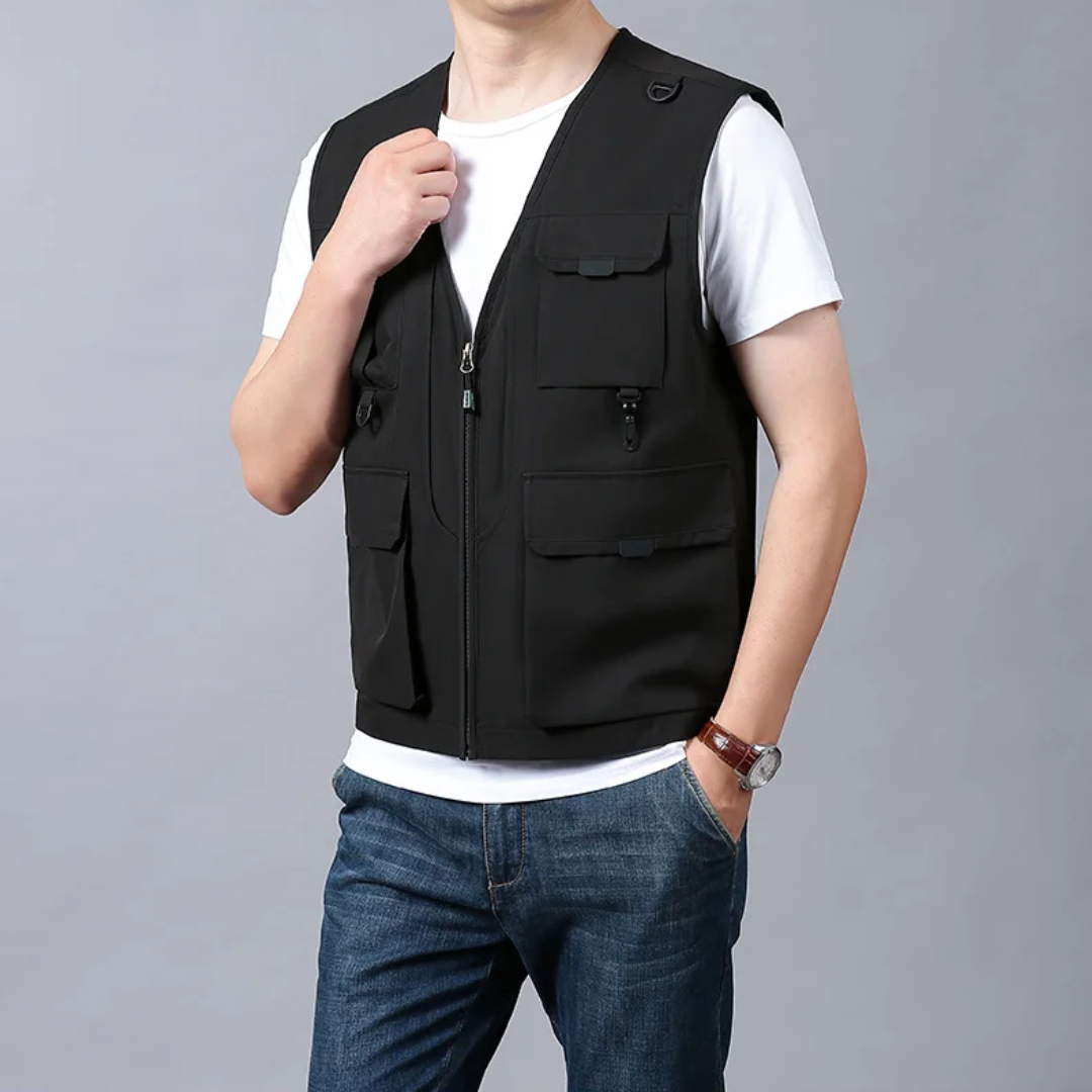 Elias | MULTI-POCKET RESPIRANT GILET