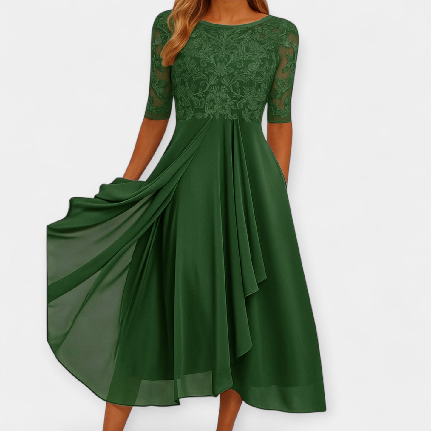 Elena | Elegantne midi kleit