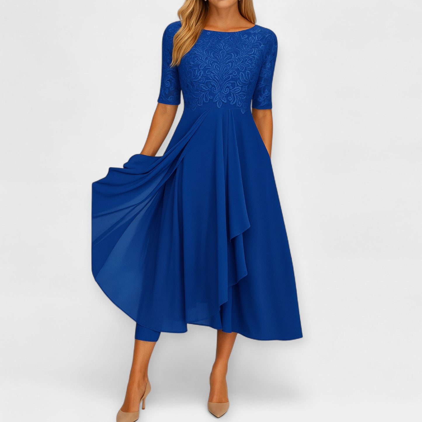 Elena | Elegantne midi kleit