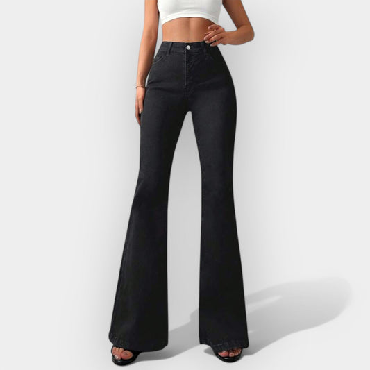Irina | Kõrge vöökohaga bootcut-teksad