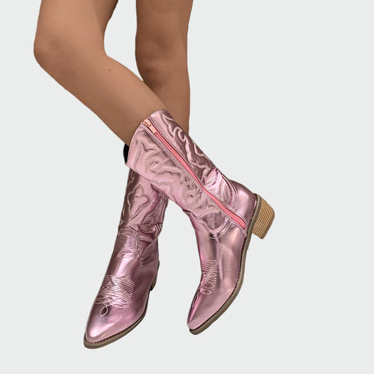 Cvijet | Elegantseid ja mugavaid metallist cowboy saapaid igapäevaseks kandmiseks