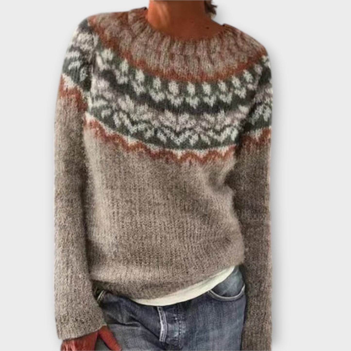 Suzu | Vintage kootud kampsun naistele