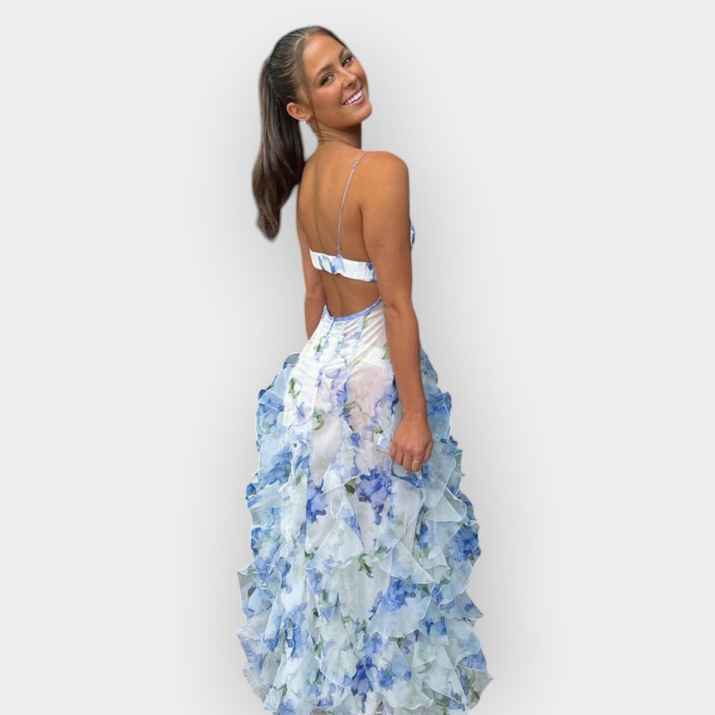 Emilia | Maxi kleit volangidega