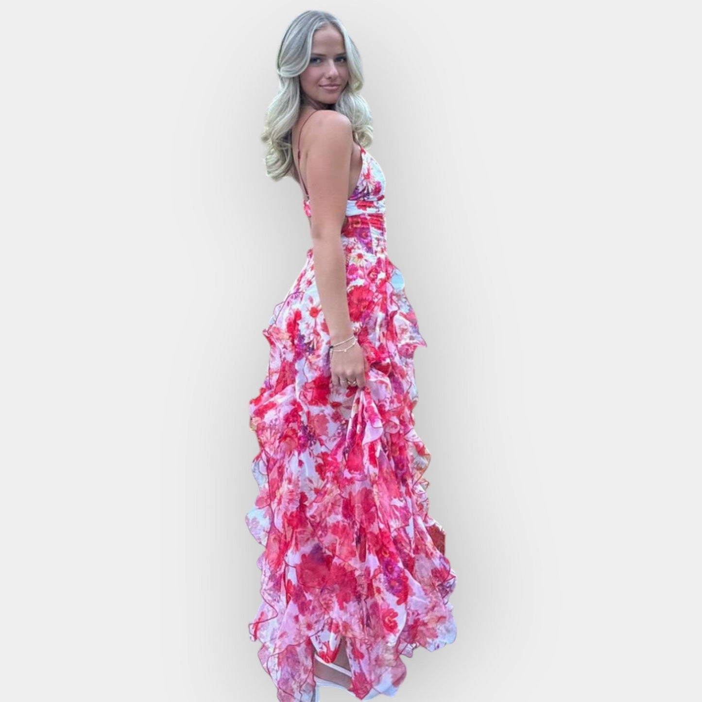 Emilia | Maxi kleit volangidega