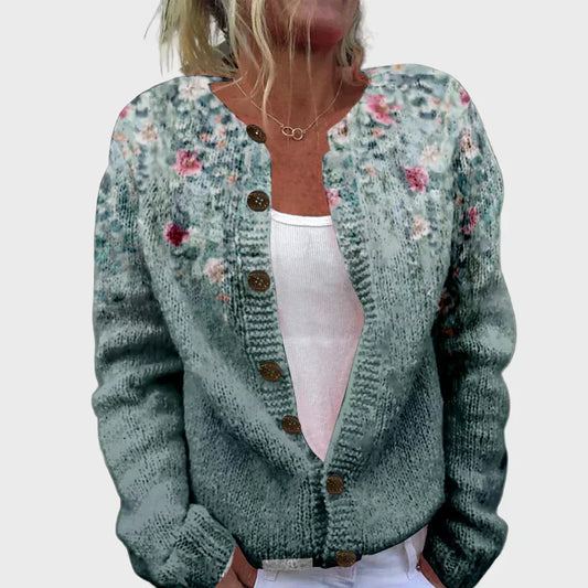 Evelin | Elegantne mustriga kootud vest