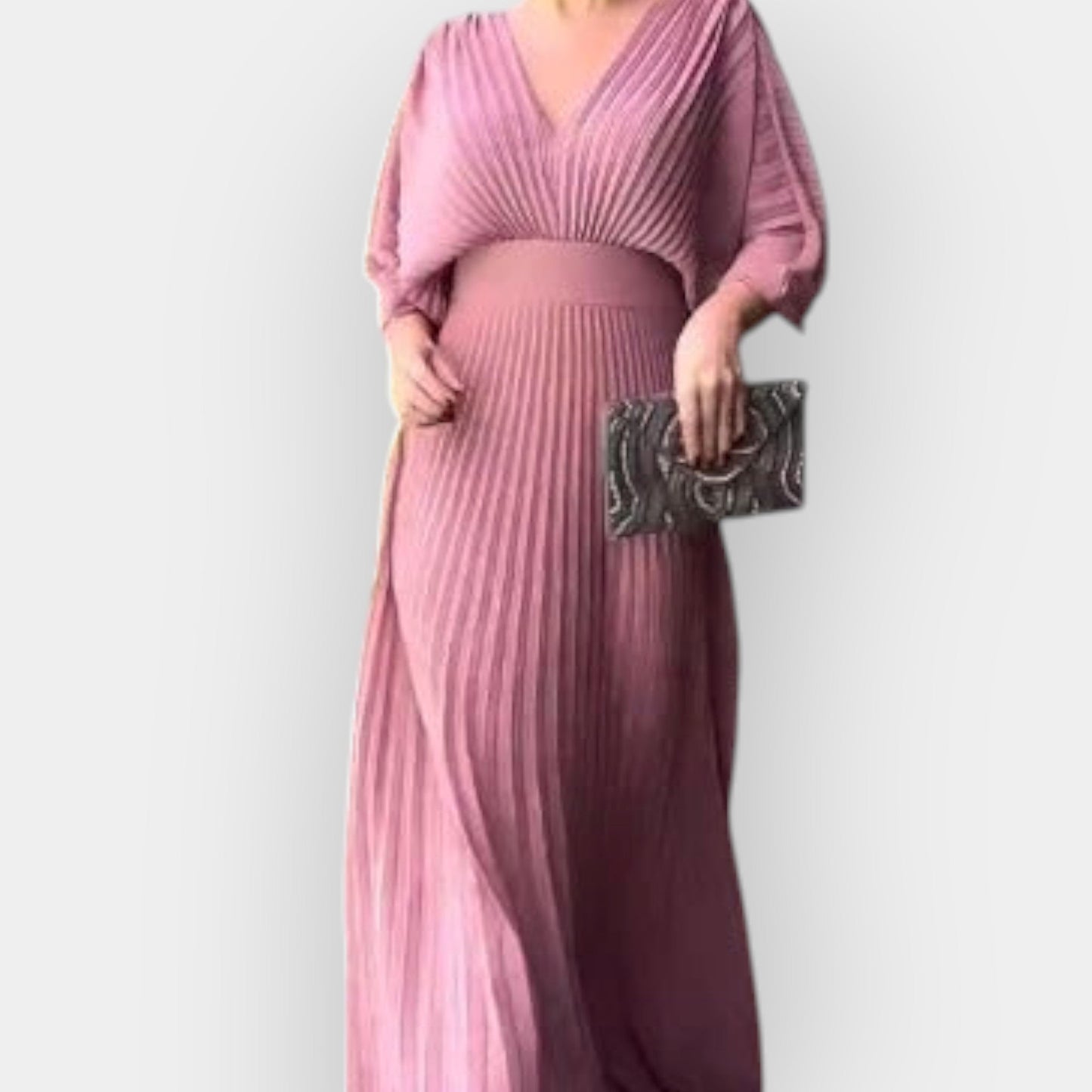 Anya | Elegantse joonega volditud kleit