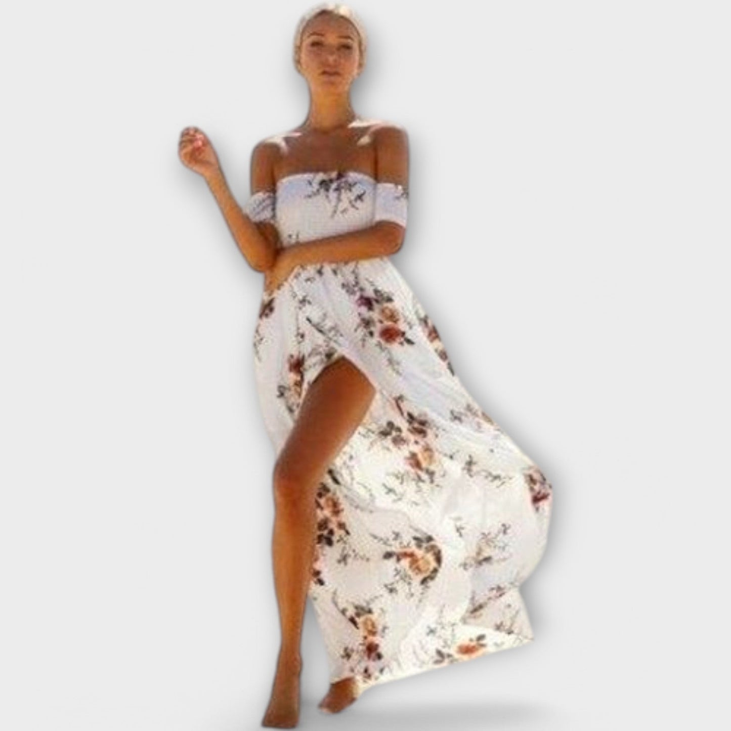 Francisca | Boho midi kleit