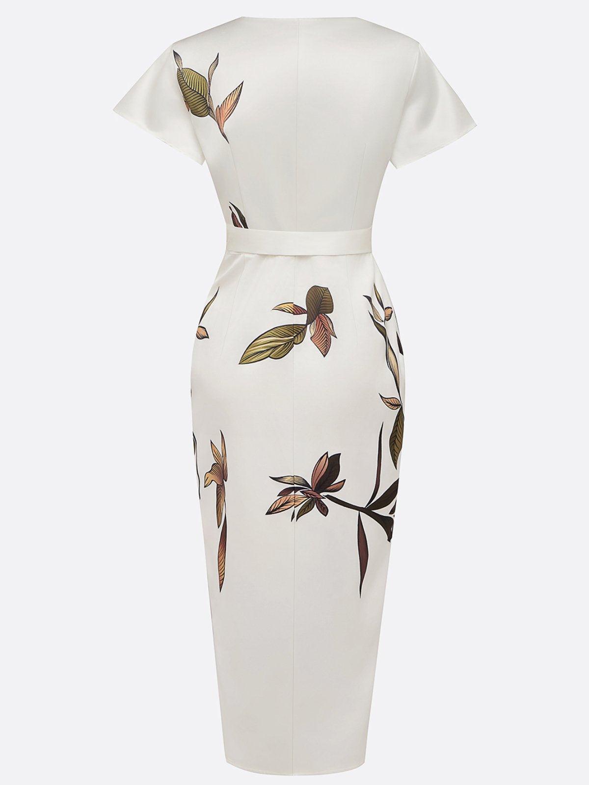 Elin | Elegantne Wikkelkleit Lillemustriga