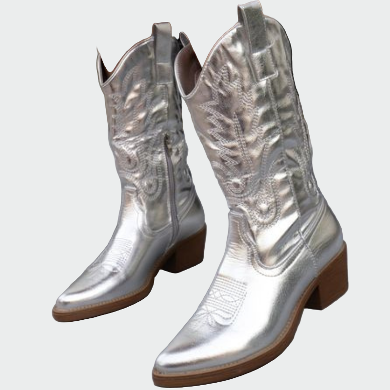 Cvijet | Elegantseid ja mugavaid metallist cowboy saapaid igapäevaseks kandmiseks