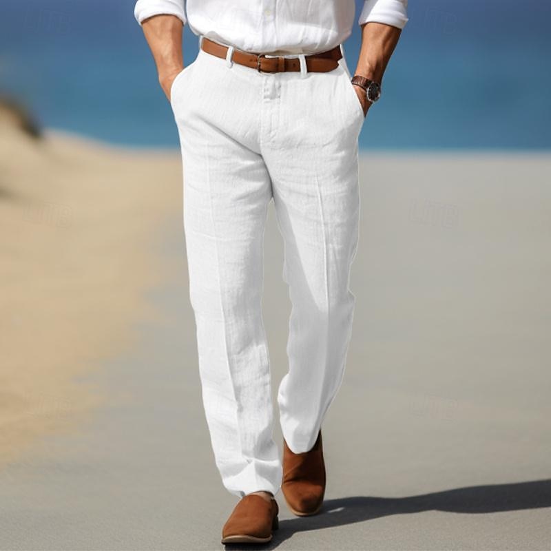 Frank | PREMIUM LINASED MEESTE PÜKSID (VÖÖDELE KANDMISAVAD)