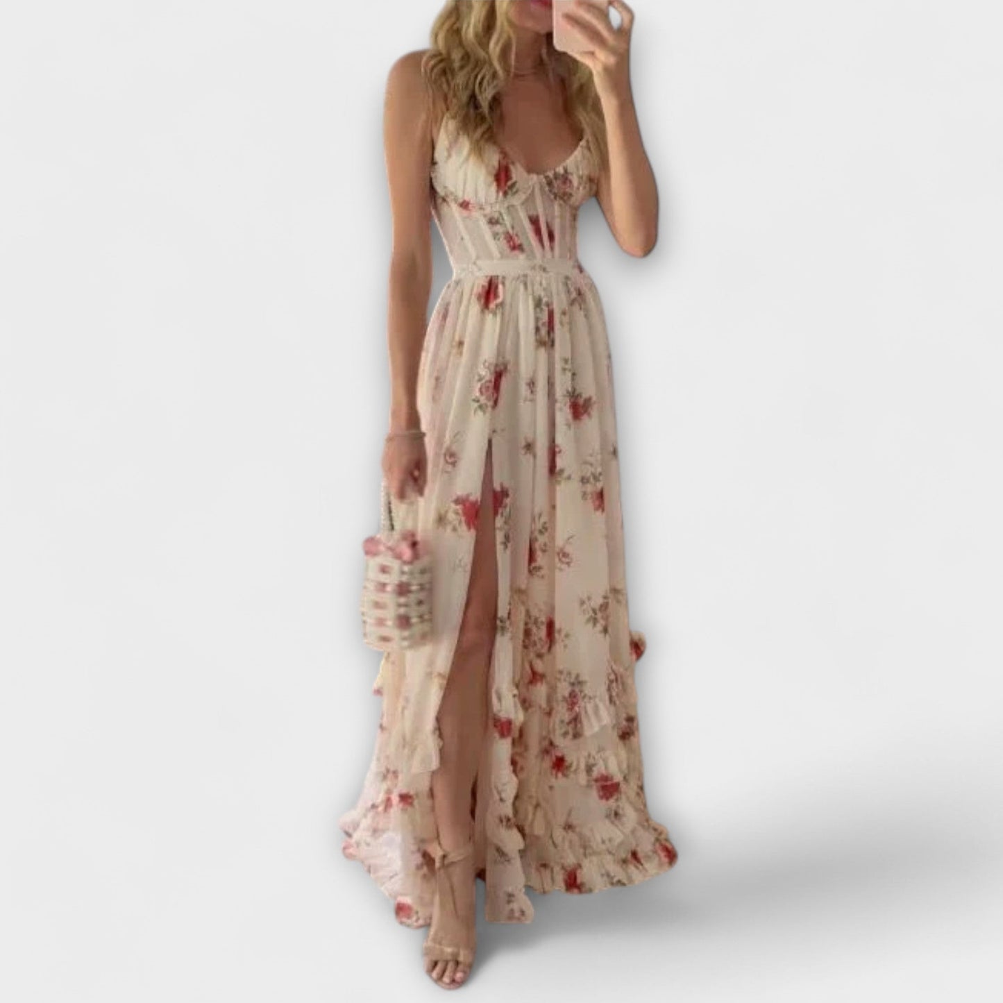 Joana | Lillemustriga Kleid