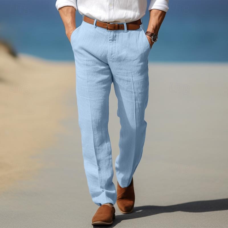 Frank | PREMIUM LINASED MEESTE PÜKSID (VÖÖDELE KANDMISAVAD)