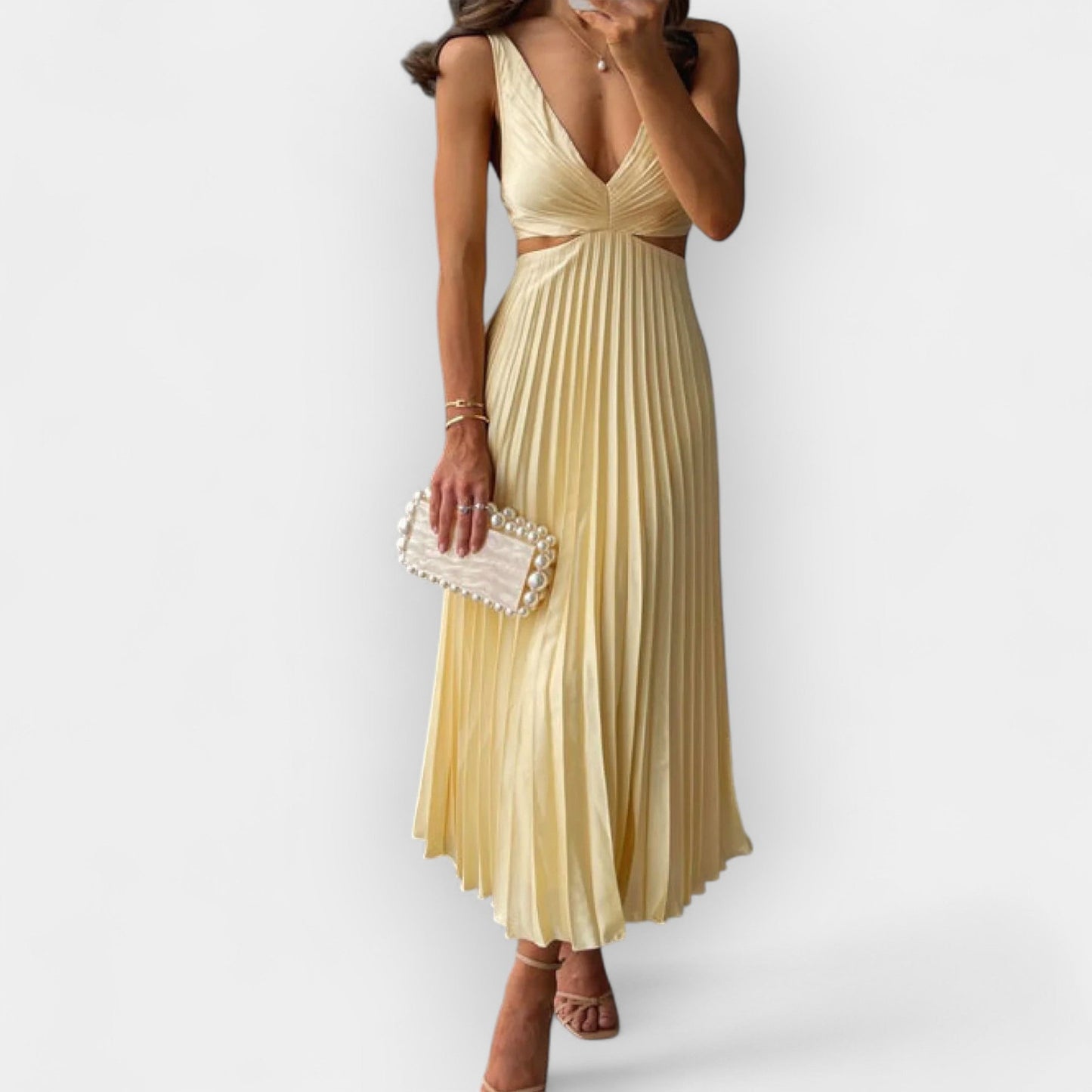 Mila | Satiinist midi kleit