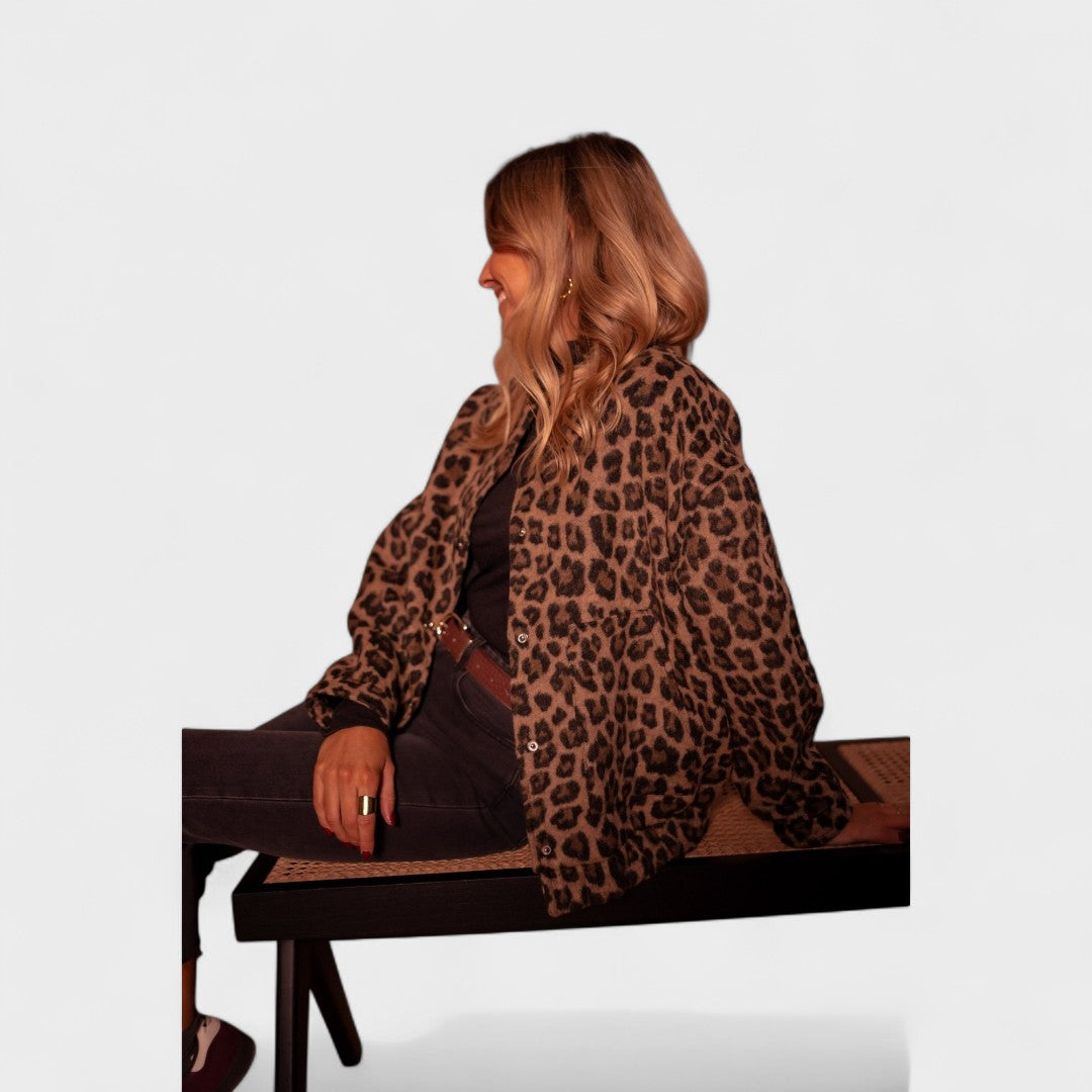 Roosa | Moodne leopardimustriga jakk