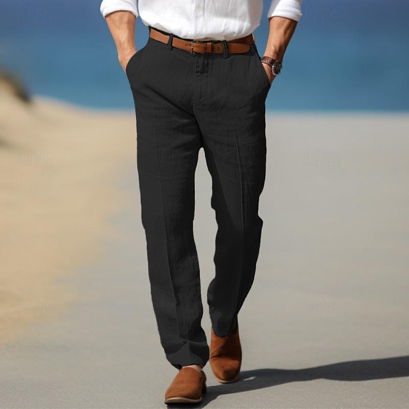 Frank | PREMIUM LINASED MEESTE PÜKSID (VÖÖDELE KANDMISAVAD)