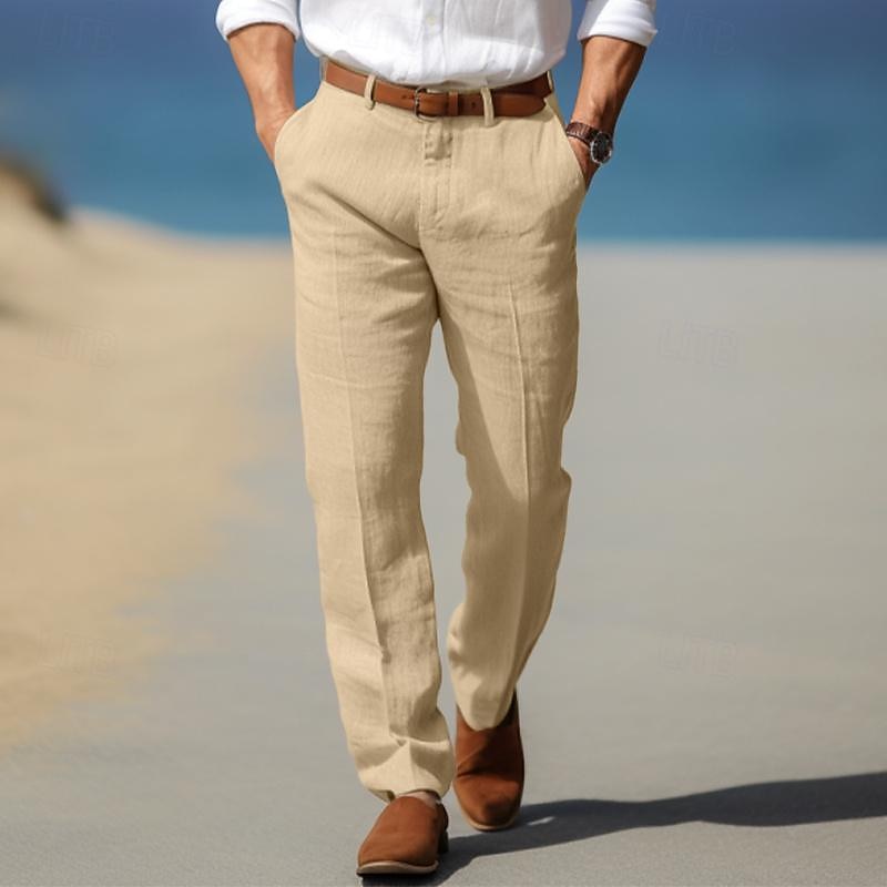 Frank | PREMIUM LINASED MEESTE PÜKSID (VÖÖDELE KANDMISAVAD)
